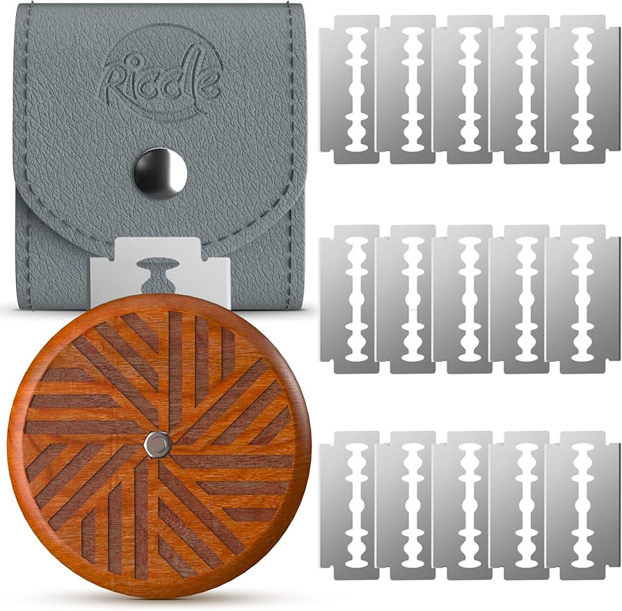 RICCLE UFO Wooden Bread Lame Slashing Tool, Dough Scoring Knife with 15 Razor Blades and Storage ... | Amazon (US)