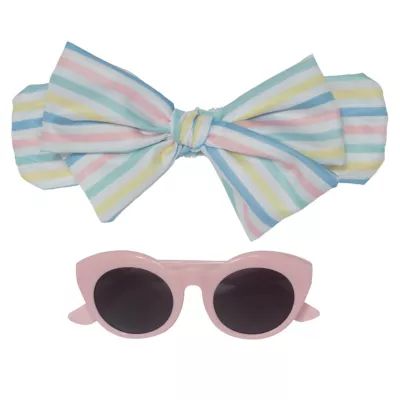 Little Me® Sunglasses and Headwrap 2-Piece Set in Pastel | buybuy BABY