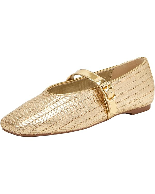 Katy Perry Women's The Evie Mary Jane Woven Flat | Amazon (US)