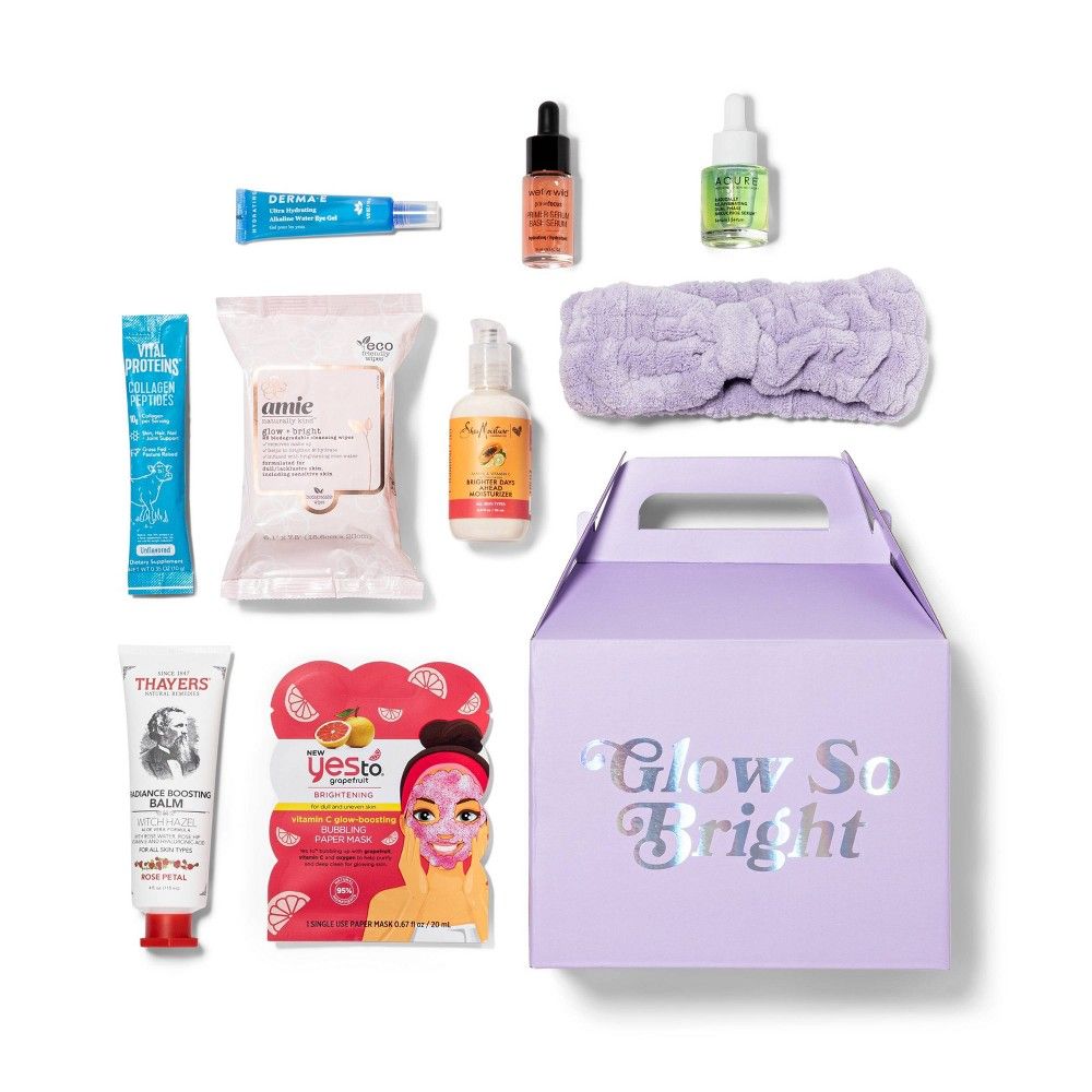 Target Beauty Capsule Glow So Bright Beauty Sample Box - 9pc | Target