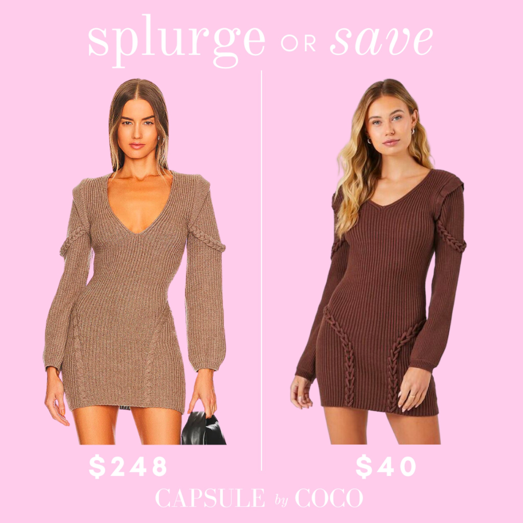 SPLURGE OR SAVE: $248 or $40! 

#LTKSeasonal #LTKfindsunder50