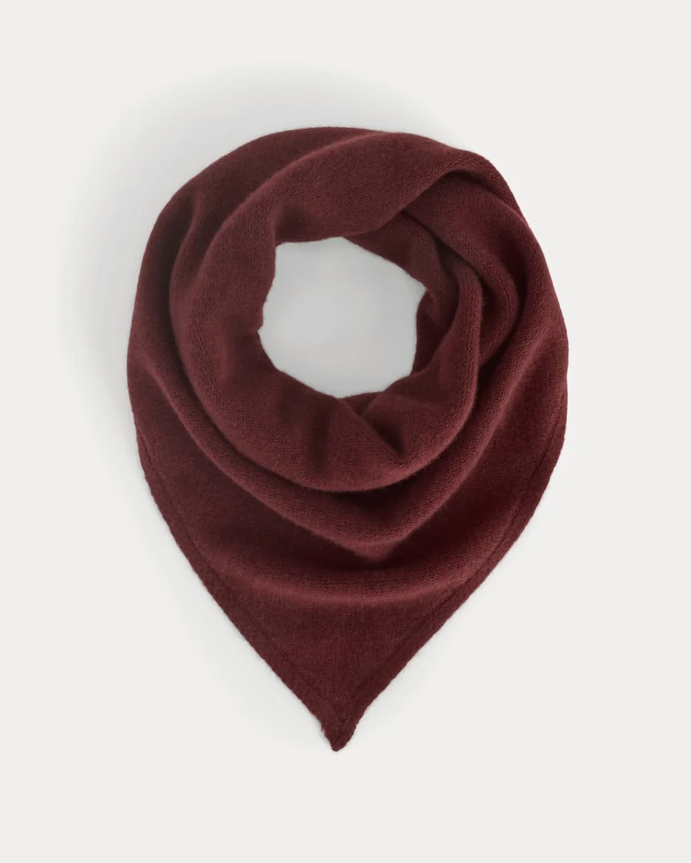 Cashmere Lovergirl Large Kerchief | Burgundy | Everlane