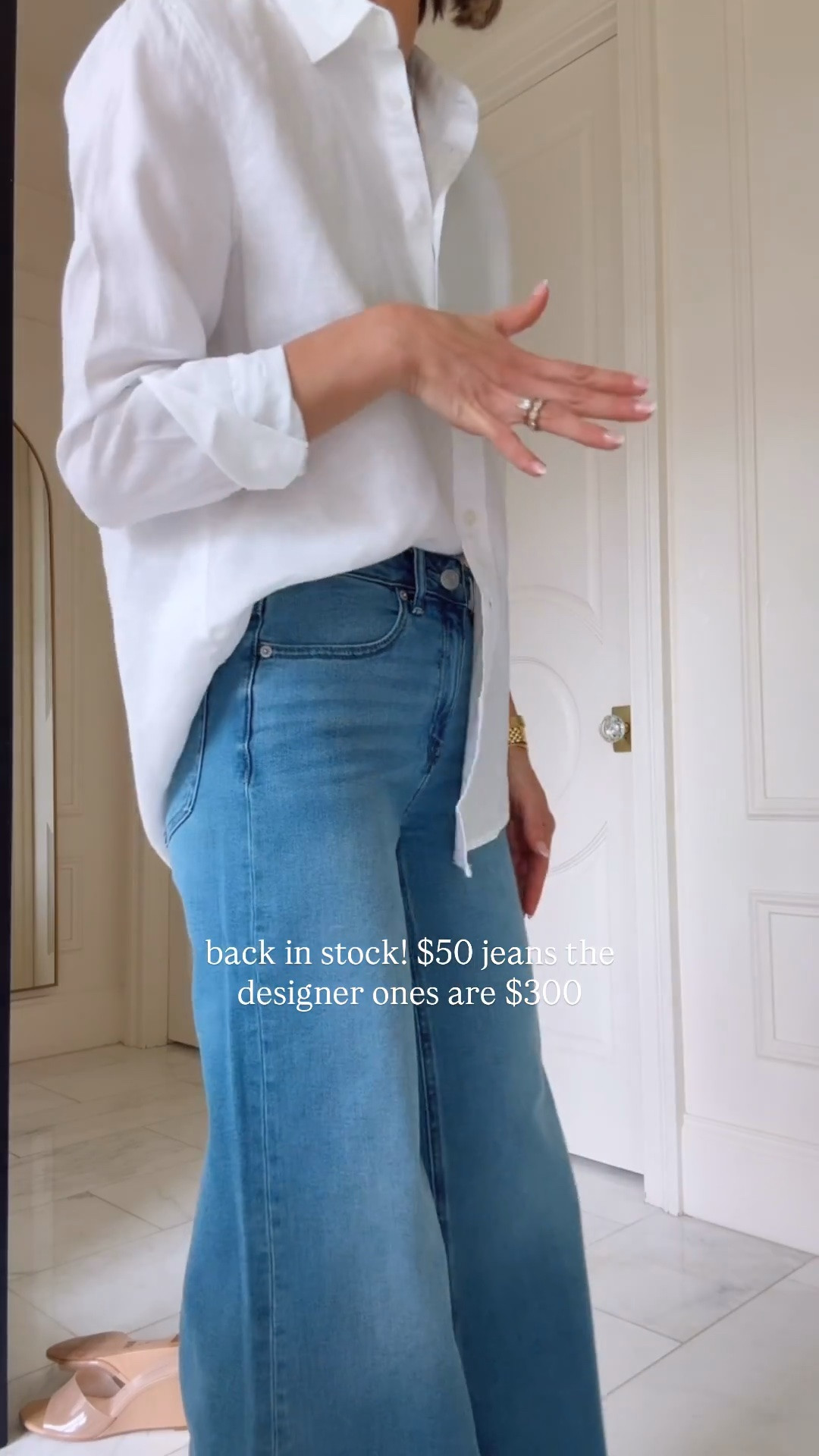 My top 5 items I wound recommended from @Quince - I'm wearing size small in tops and dressss and size 25 in jeans that fit tts #quincepartner