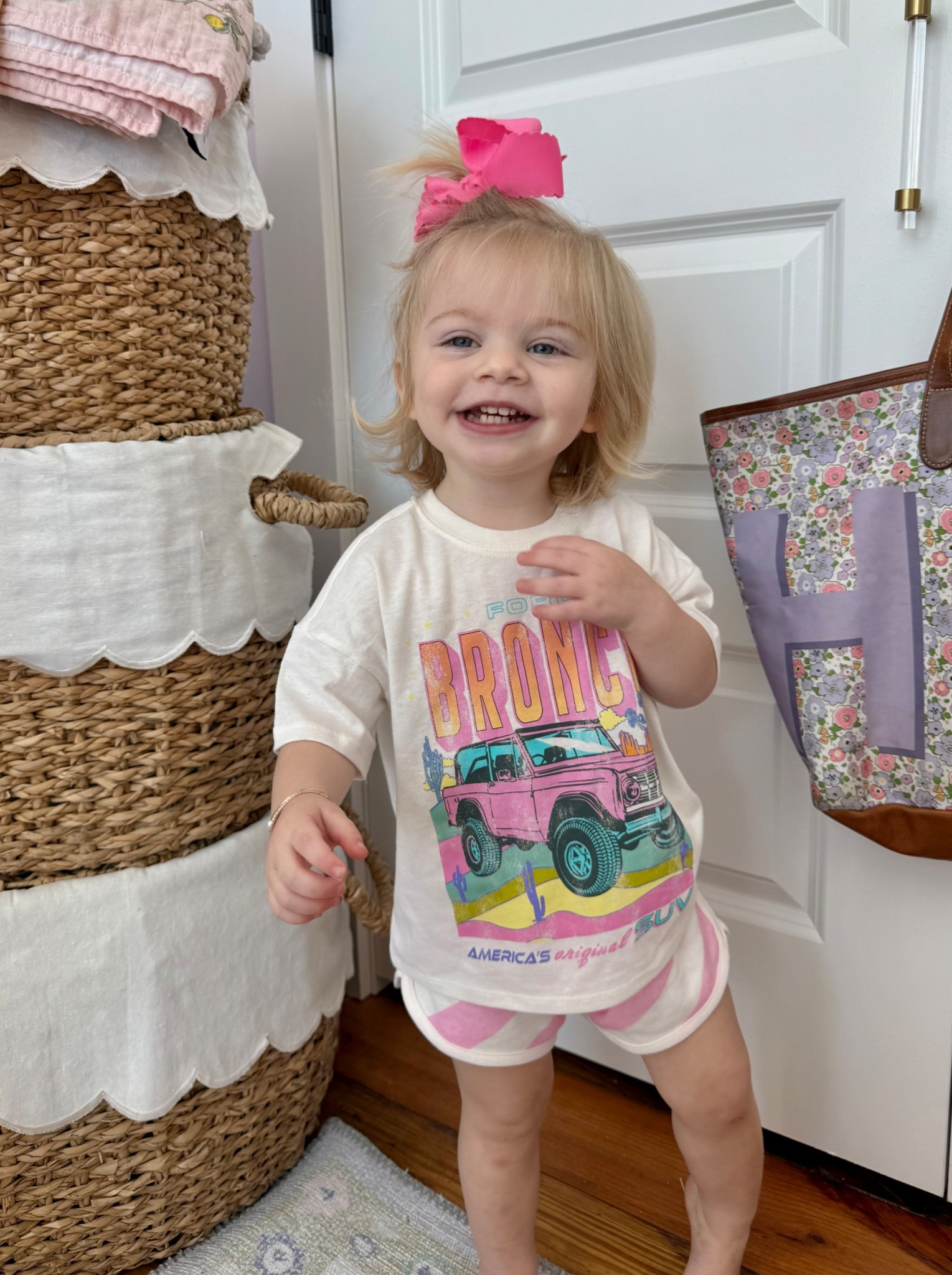 Making her a bronco loving girl like her mama! Hattie is wearing the 2T with some growing room 

#LTKBaby #LTKKids