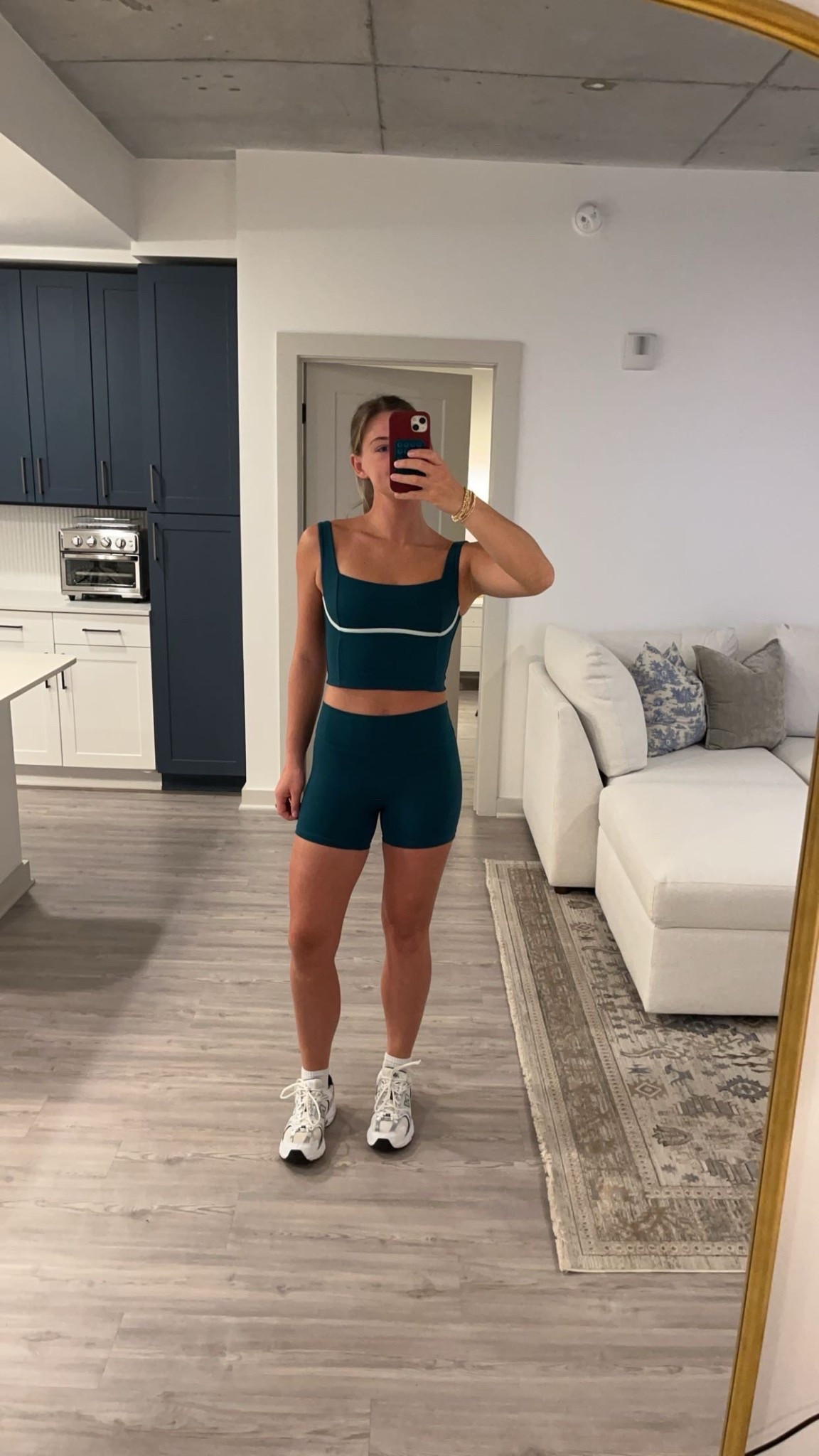 Monday Body teal workout biker short set. Size up because it runs small 

#LTKActive #LTKSeasonal #LTKGiftGuide