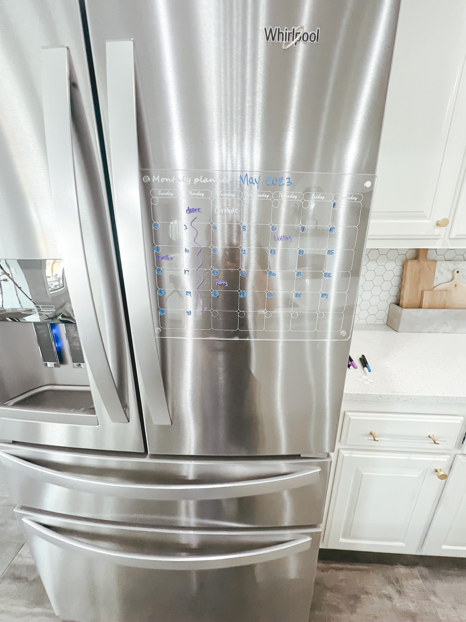 This magnet monthly planner is the coolest thing I’ve seen in a while! It’s lightweight and can be used on anything that magnets will stick to. It also comes with markers in 3 different colors!

#LTKFind #LTKhome