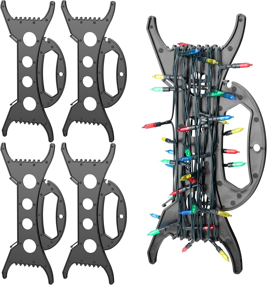 codree 4 PCS All Purpose Light Storage Holder-11.8Inch Christmas Light Cord Wind Up Storage Organ... | Amazon (US)