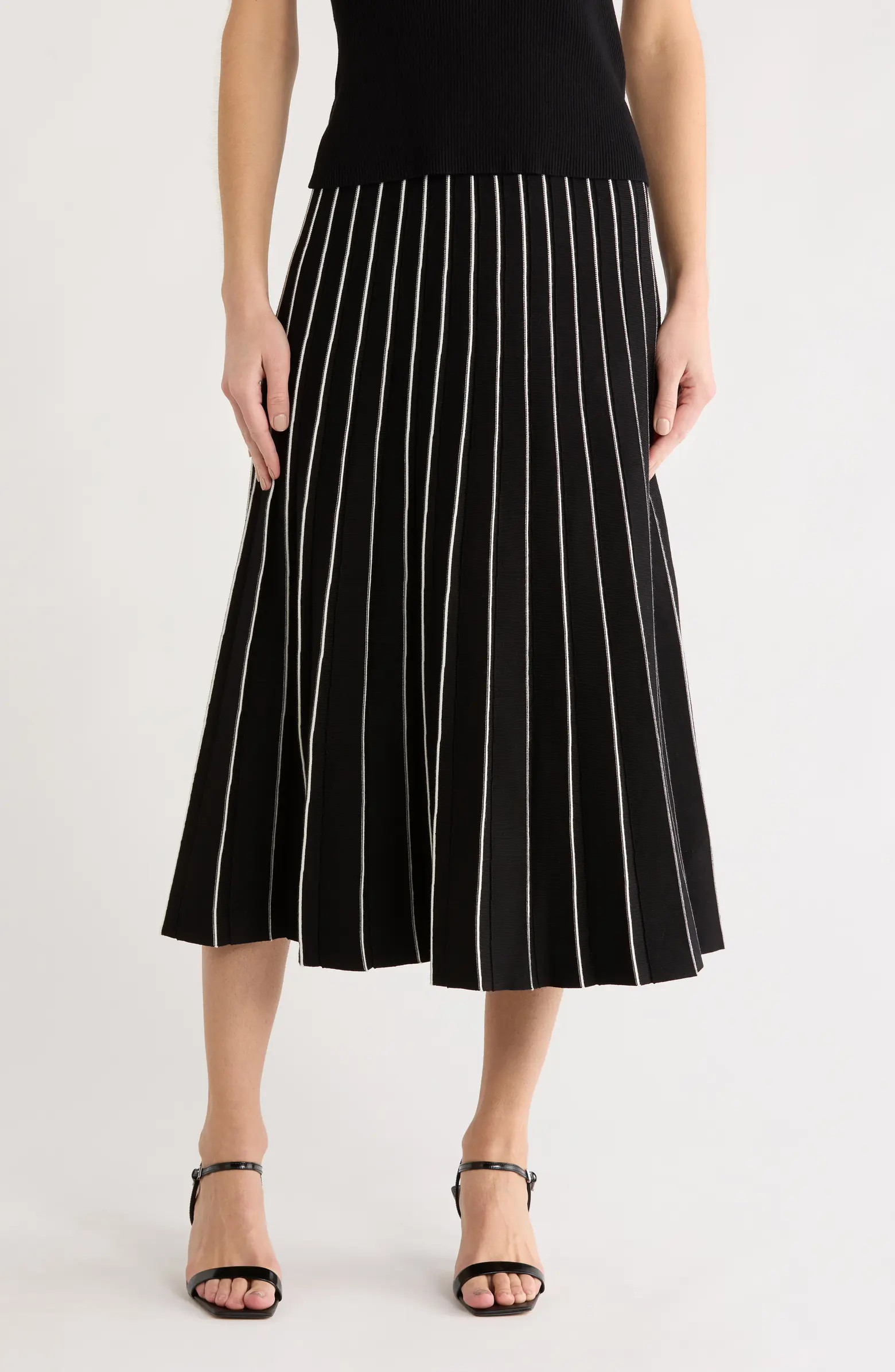 Pinstripe Sweater Skirt | Nordstrom Rack