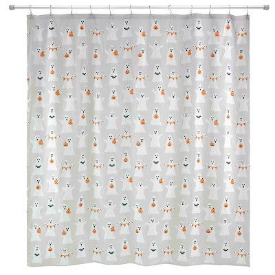 Avanti Linens Ghost Boo Halloween Shower Curtain | Target