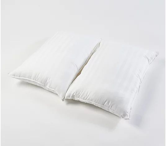 Northern Nights Set of 2 Queen Hotel Luxury Plush or Firm Pillows | QVC