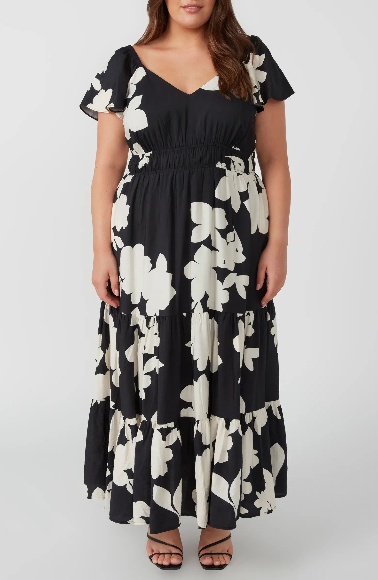 Estelle Miranda Floral Midi Dress | Nordstrom | Nordstrom
