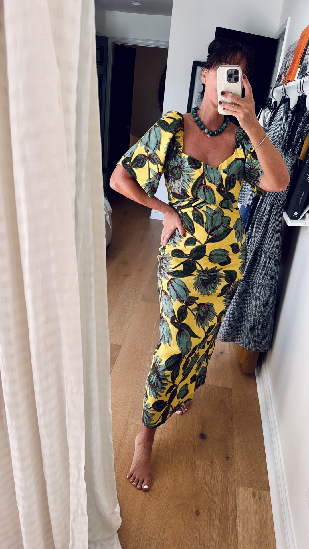 Wedding guest dress 
Garden party 
Wearing size 8 which fits perfect but does need a stichy to secure at the V

#LTKSaleAlert #LTKWedding #LTKOver40