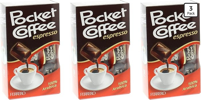 3 x Ferrero Pocket Coffee -Espresso Chocolates - 54 pieces - | Amazon (US)