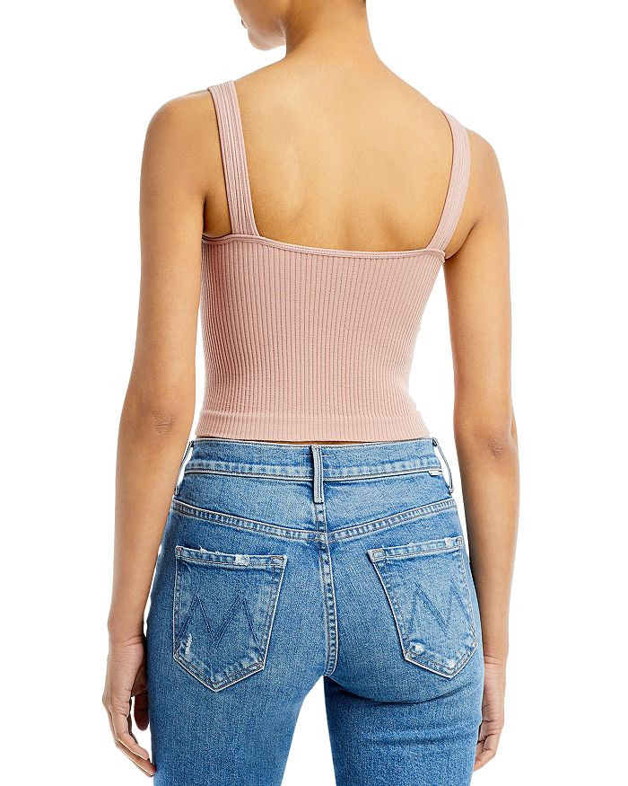 Sleeveless Scoopneck Ribbed Cropped Tank | Bloomingdale's (US)