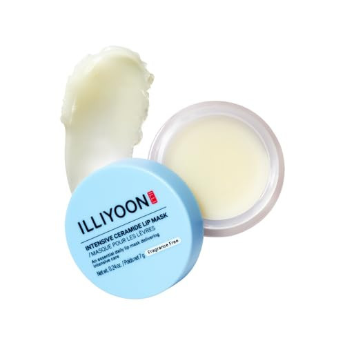 ILLIYOON Ceramide Ato Concentrate Lip Mask | 10,000ppm Ceramide for Barrier Repair Lip Butter, Non-sticky Vegan Formula, Overnight lip Mask & All-Day Balm, Fragrance-Free, Korean skincare, 0.24 fl.oz. | Amazon (US)