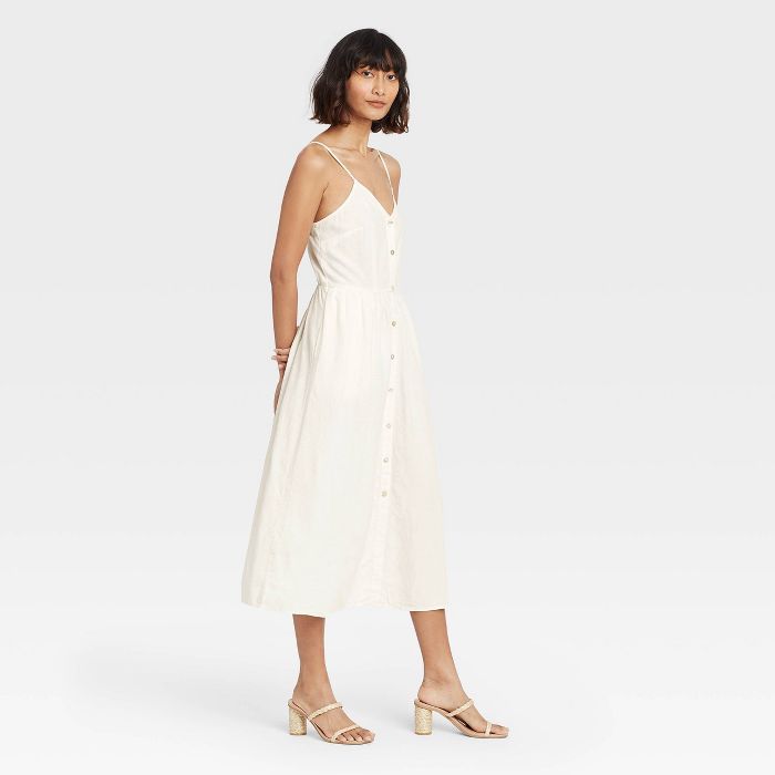Women's Sleeveless Button-Front Dress - A New Day™ | Target