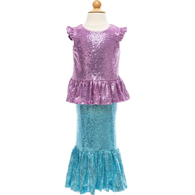 Sequins Sparkle Mermaid Top & Skirt Set | Maisonette