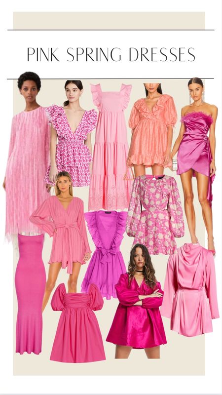 Pink Dresses for spring f 

#LTKstyletip #LTKFind #LTKSeasonal
