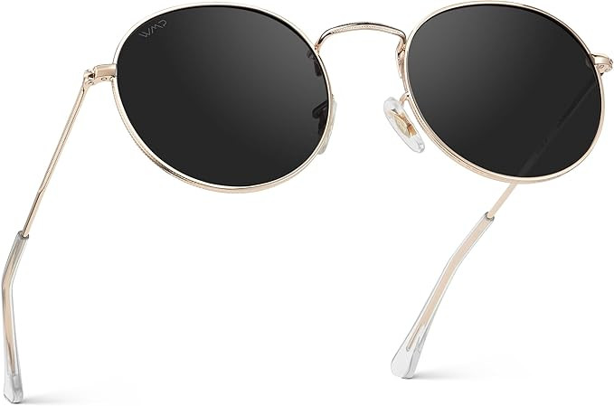 WearMe Pro - Reflective Lens Round Trendy Sunglasses | Amazon (US)