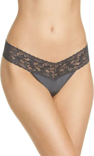 Hanky Panky Stretch Cotton Low Rise Thong | Nordstrom | Nordstrom