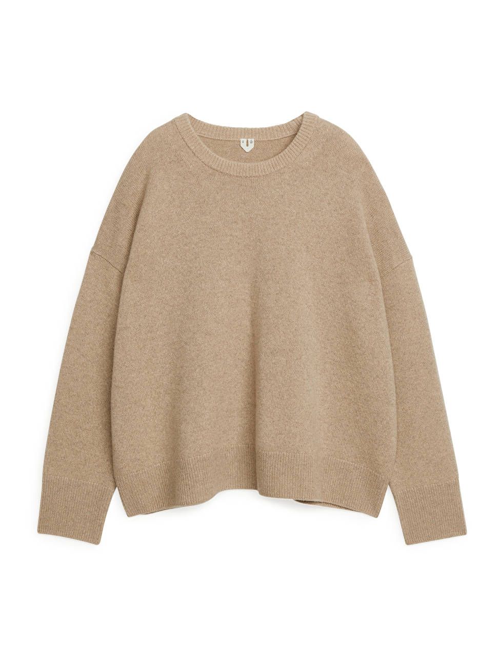 Cashmere Jumper - Beige Melange - ARKET GB | ARKET