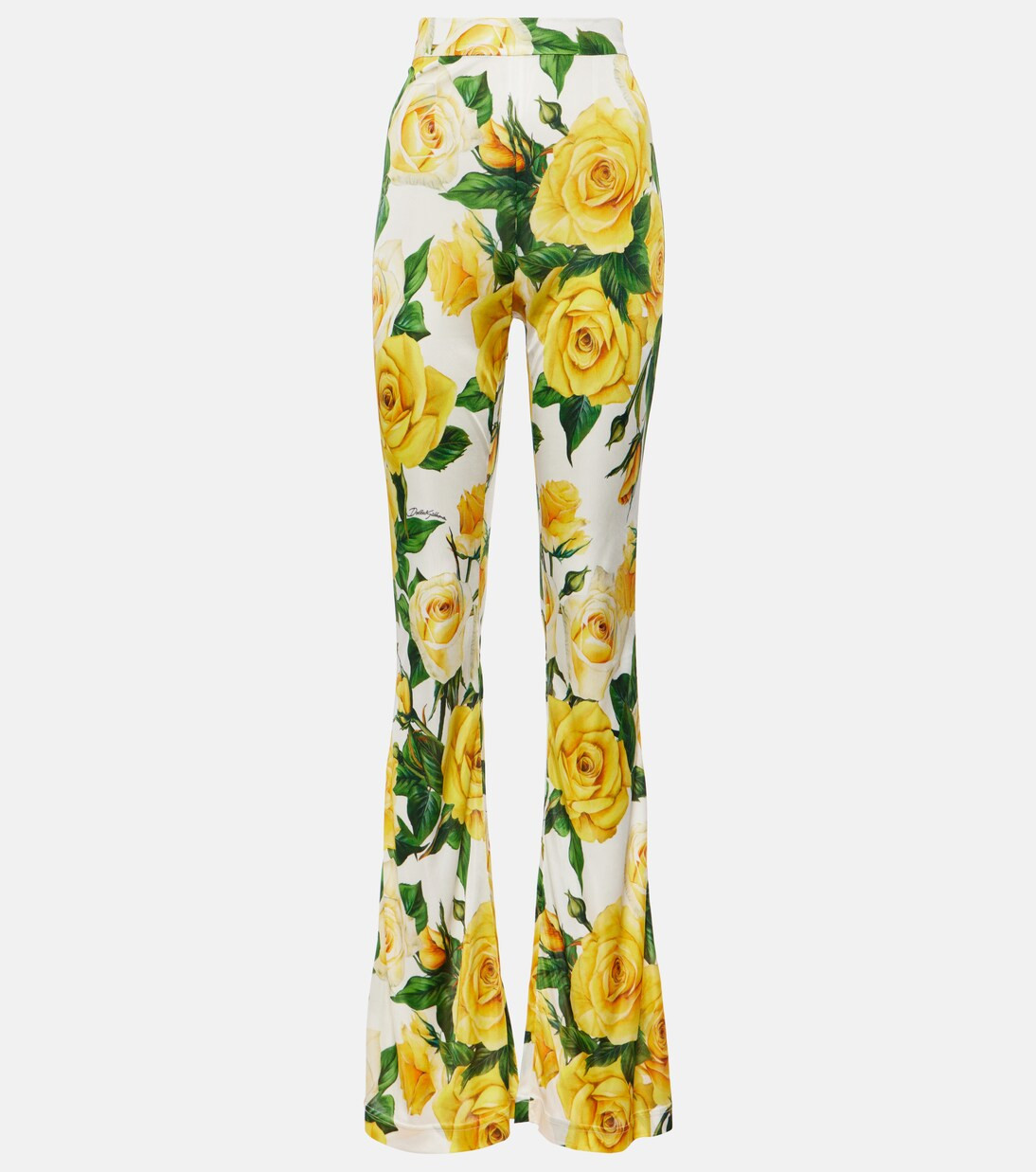 Floral high-rise flared pants | Mytheresa (US/CA)
