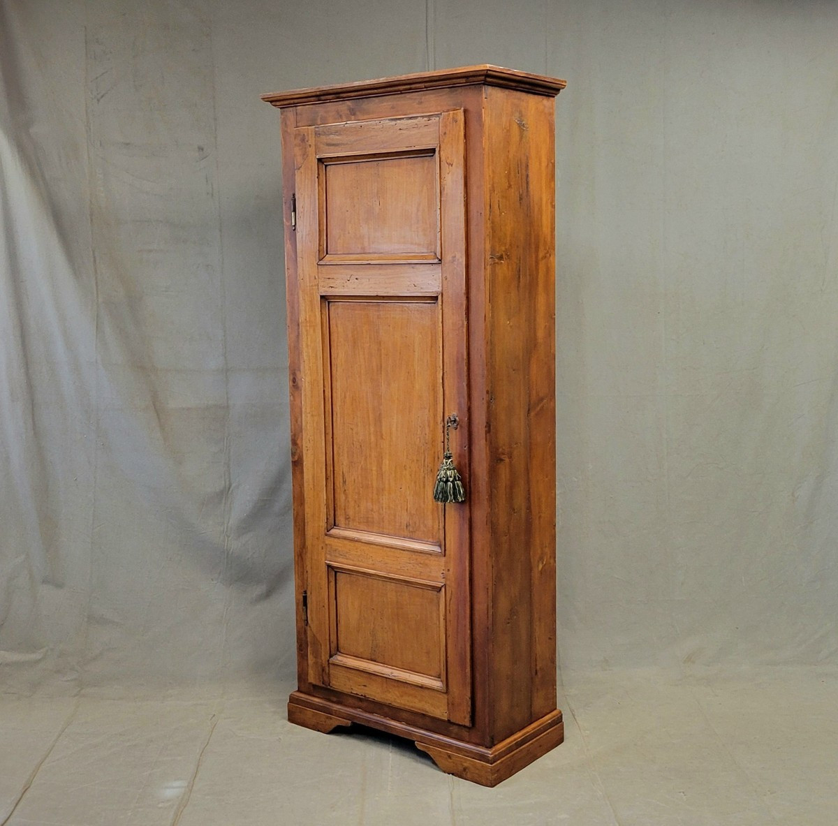 Antique French Rustic Pine and Cherry Wood Cupboard | eBay US