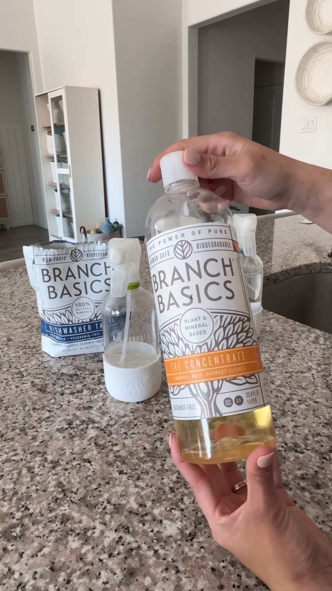 Code: MYBLESSEDHOME 🤍 Love all Branch Basics products! Safe for kids and pets. No harsh chemicals, no fragrances and you can clean everything with them! #ad #branchbasics 

#LTKHome #LTKFamily #LTKKids