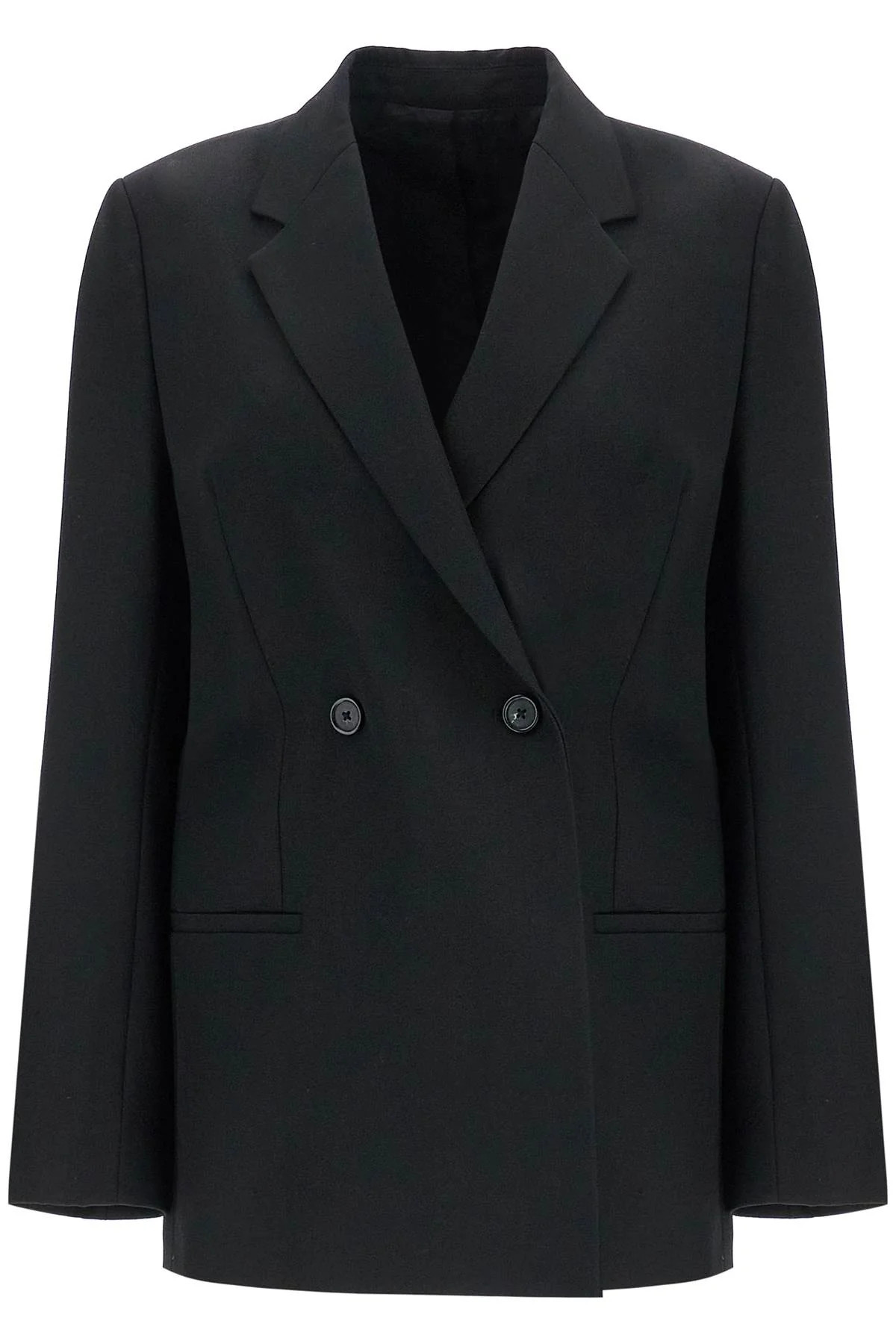 Toteme Women's Double-Breasted Loose Blazer | Shop Simon