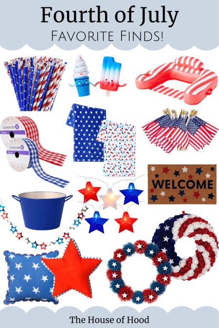 4th of July favorite decor finds and party items! Fourth of July, Memorial Day, bbq 

#LTKSaleAlert #LTKParties #LTKHome