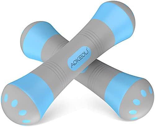 Adjustable Dumbbell Weights Pair, 5 in 1 Adjustable Dumbbell Set for Men and Women with Anti-Slip Ha | Amazon (US)