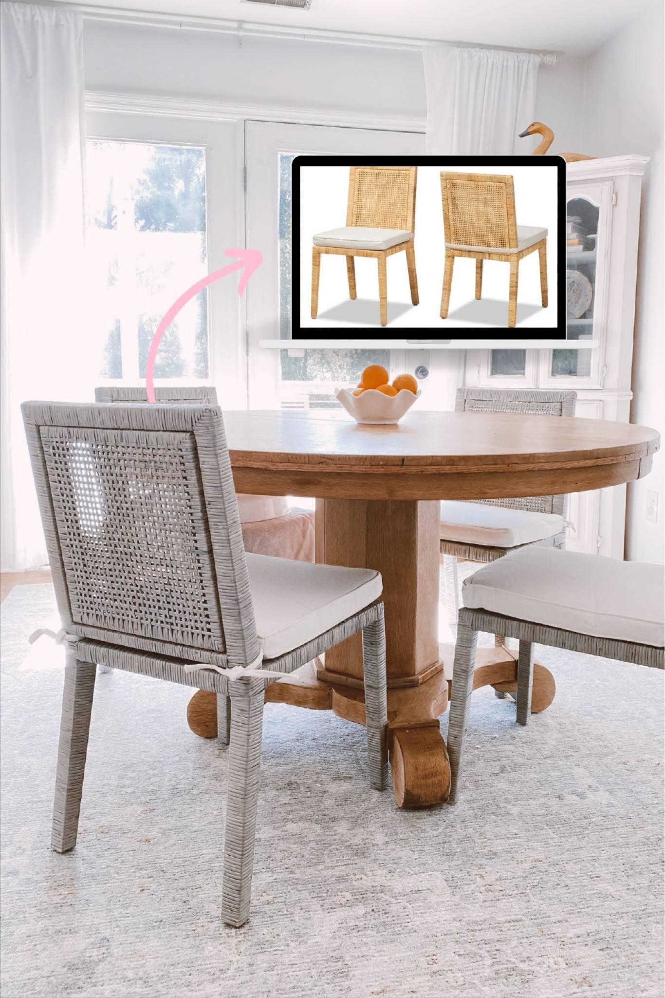Rattan dining chairs on sale from Walmart 

#LTKsalealert #LTKstyletip #LTKhome
