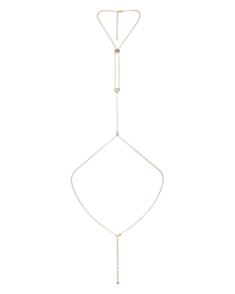 Ettika Cubic Zirconia Dainty Shell Body Chain | Bloomingdale's (US)