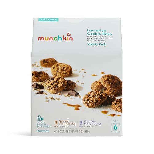 Munchkin® Lactation Cookie Bites Variety Pack, 6 Pack | Amazon (US)
