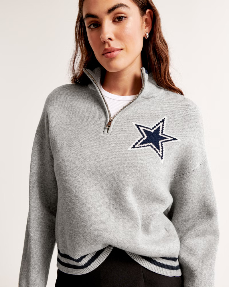 Dallas Cowboys LuxeLoft Half-Zip | Abercrombie & Fitch (US)