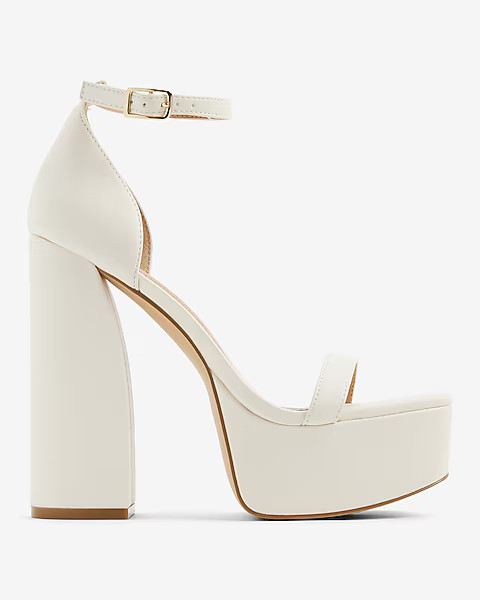 Platform Heeled Sandals | Express