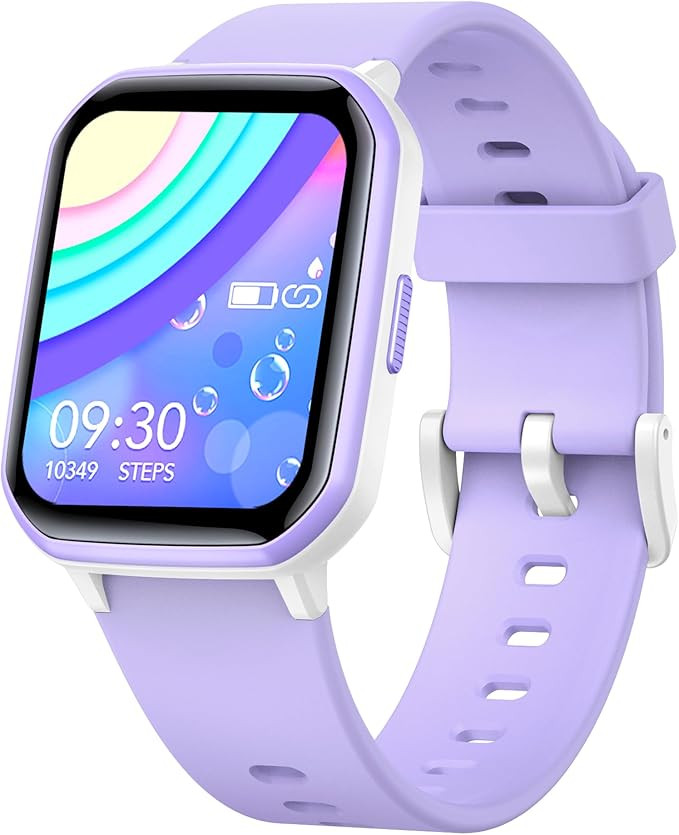 Kids Smart Watch for Girls,IP68 Waterproof Kids Fitness Tracker Watch with 1.5 Inch DIY Face,Hear... | Amazon (US)