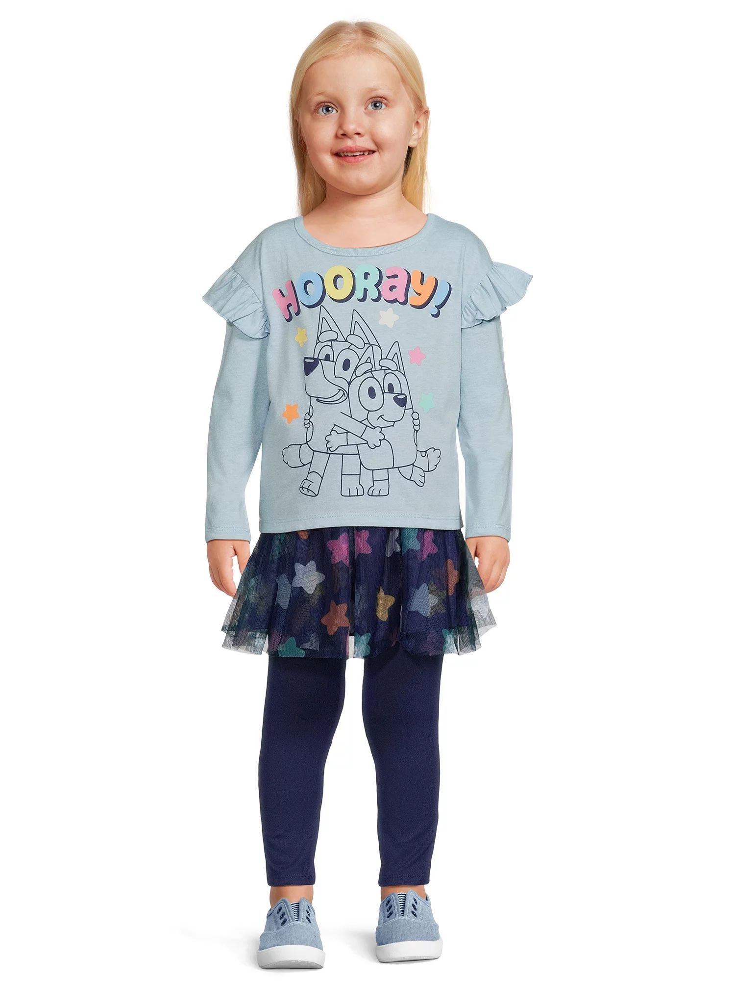 Bluey Toddler Girl Role Play Set, 4-Piece, Sizes 2T-5T | Walmart (US)