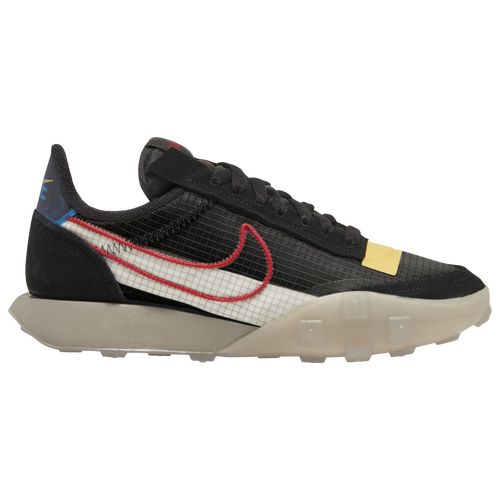 Nike Waffle Racer 2X - Women's Running Shoes - Black / University Red / Enigma Stone, Size 12.0 | Eastbay