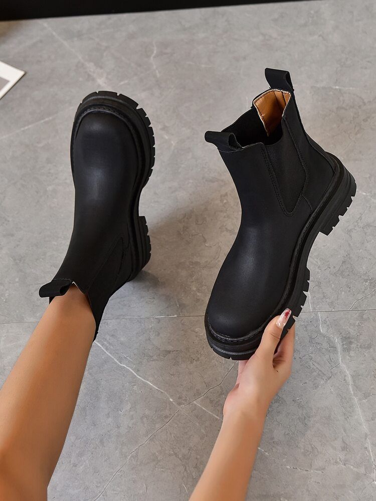 Slip On Chelsea Boots | SHEIN