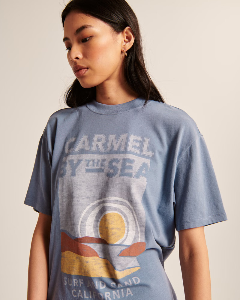 Exchange Color / Size
		
			Online Exclusive
			


  
						Oversized Boyfriend Heavyweight Graph... | Abercrombie & Fitch (US)