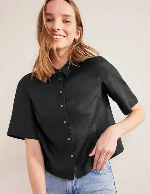 Short Sleeve Linen Shirt | Boden (UK & IE)