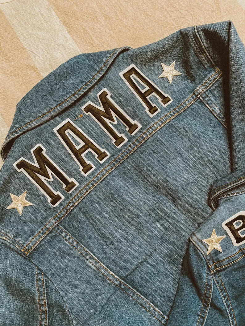 Mama & Babe Denim Jacket Set / Mommy and Me Matching | Etsy | Etsy (US)