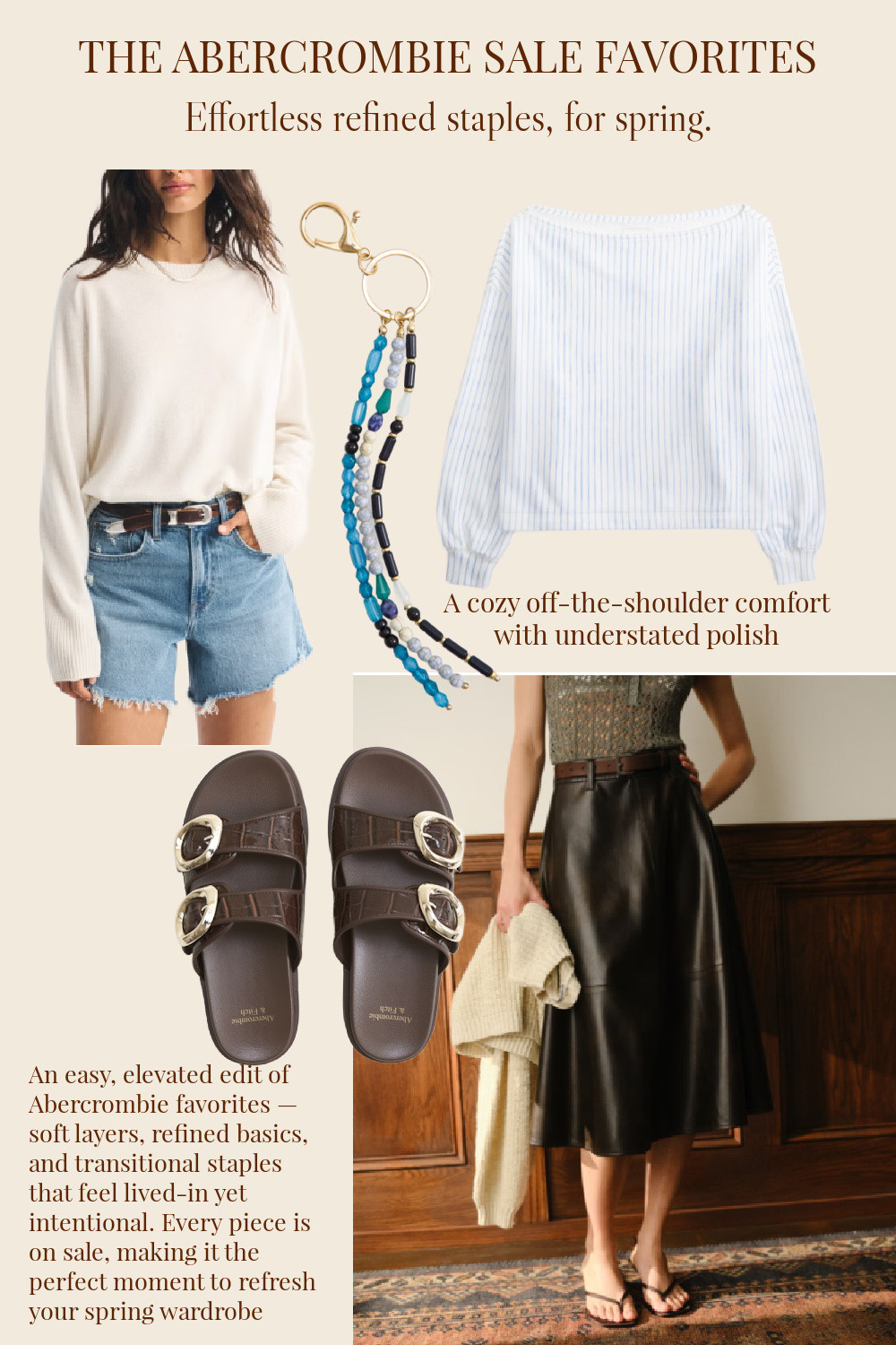 Abercrombie’s sale is delivering this season. These are a few refined, easy spring‑summer staples that instantly caught my eye. @Abercrombie 

 #LTKSeasonal #LTKSaleAlert
