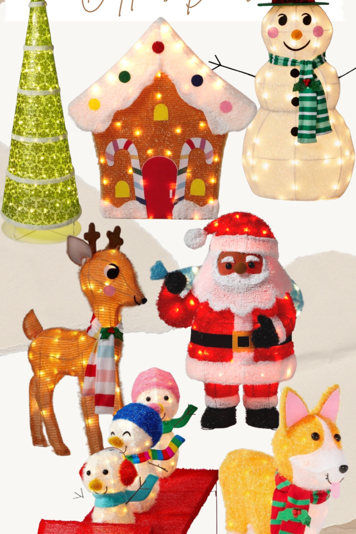 Outdoor Christmas decor, Christmas decorations, target Christmas 

#LTKHoliday #LTKhome #LTKSeasonal