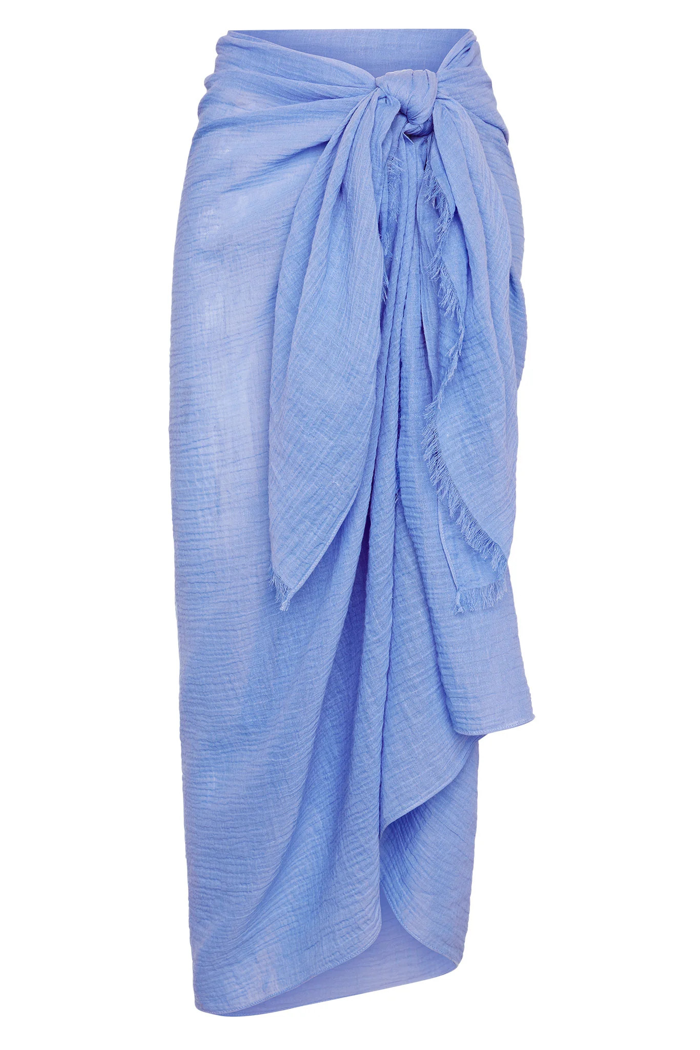St. Tropez Sarong - Pool Crinkle Linen | Monday Swimwear