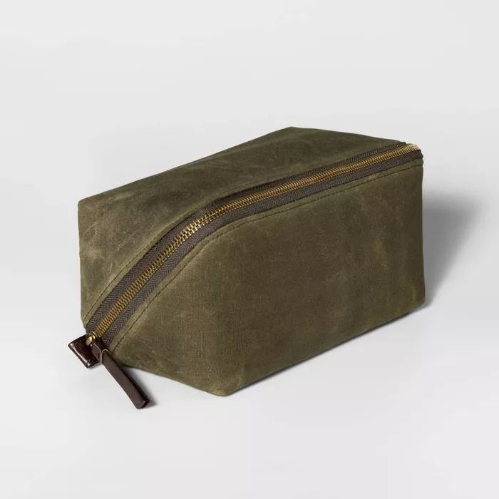 Men's Olive Diagonal Zip Kit - Goodfellow & Co™ | Target