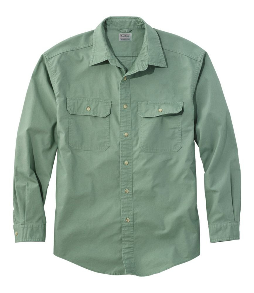 Men's Sunwashed Canvas Shirt, Traditional Fit | L.L. Bean