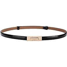Diyafas Ladies Adjustable Leather Belts for Women Skinny Waist Strap Dress Decoration Waistband | Amazon (UK)