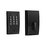Schlage Encode Smart WiFi Deadbolt with Century Trim in Matte Black (BE489WB CEN 622) | Amazon (US)